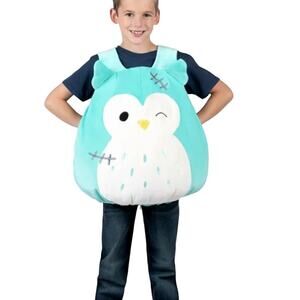 Squishmallows Winston the Frankenstein Owl in Stitches Halloween Costume 6+